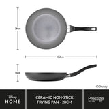 Disney Monochrome Mickey Mouse: Ceramic Non-Stick Frying Pan 28cm