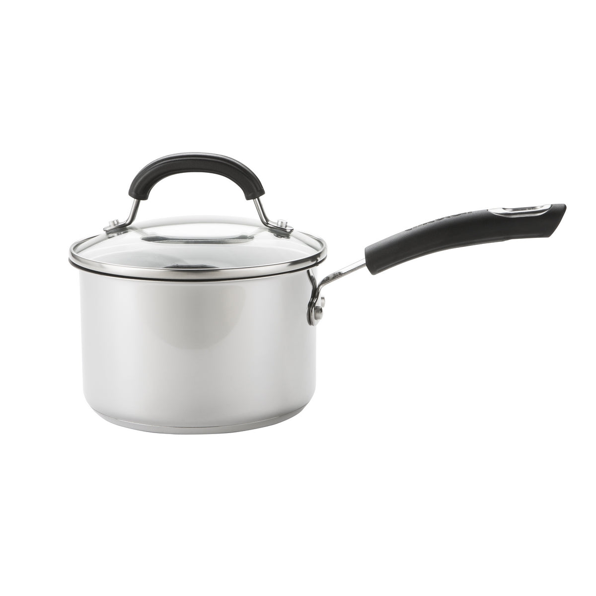 Circulon Total Stainless Steel Non-Stick Saucepan & Lid Set - 3 Pieces