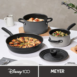 Meyer Disney Stackable 4 Piece Non Stick Pan Set - Disney 100 Steamboat Willie Limited Edition