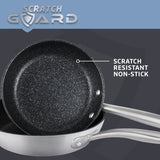 Prestige Scratch Guard Cookware Set in Stainless Steel Accessory - Pack of 5