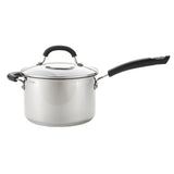 Circulon Total Stainless Steel Non-Stick Saucepan & Lid Set - 3 Pieces