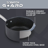 Prestige Scratch Guard Non-Stick Induction Casserole Dish & Lid - 5.7L/28cm