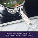 Circulon Stainless Steel Extreme Non-Stick Cookware Set, 11pce