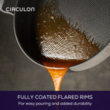 Circulon Stainless Steel Extreme Non-Stick Covered Saute with Helper Handle, 30cm/4.7L