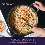Circulon Stainless Steel Extreme Non-Stick Stockpot, 26cm/7.6L