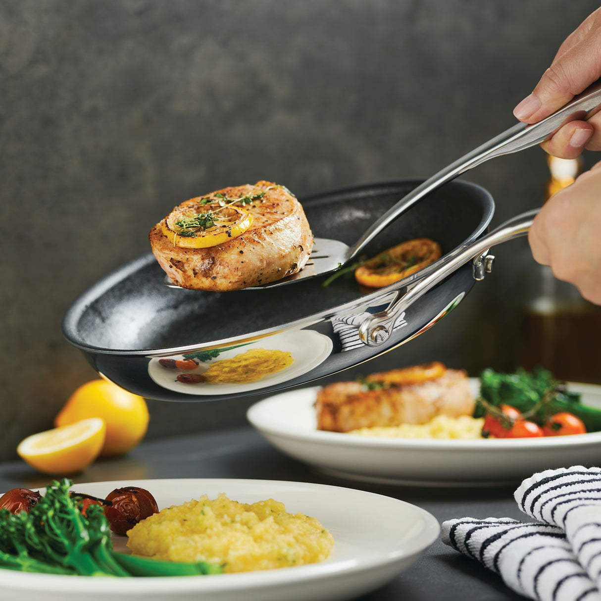Circulon Stainless Steel Extreme Non-Stick Skillet, 22cm