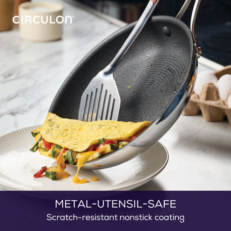 Circulon Stainless Steel Extreme Non-Stick Cookware Set, 11pce