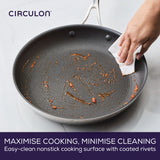 Circulon Stainless Steel Extreme Non-Stick Covered Skillet, 32cm