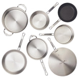 Hestan Thomas Keller Insignia Induction Stainless Steel Pan Set: 7 Piece
