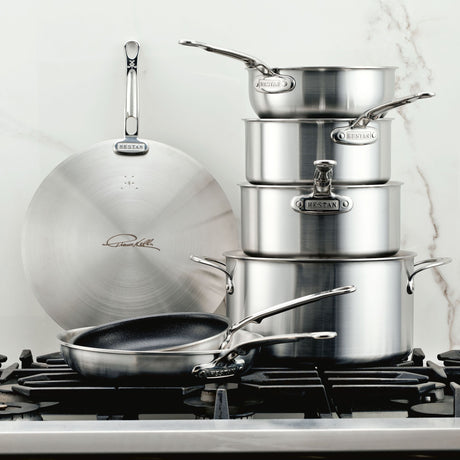 Hestan Thomas Keller Insignia Induction Stainless Steel Pan Set: 7 Piece