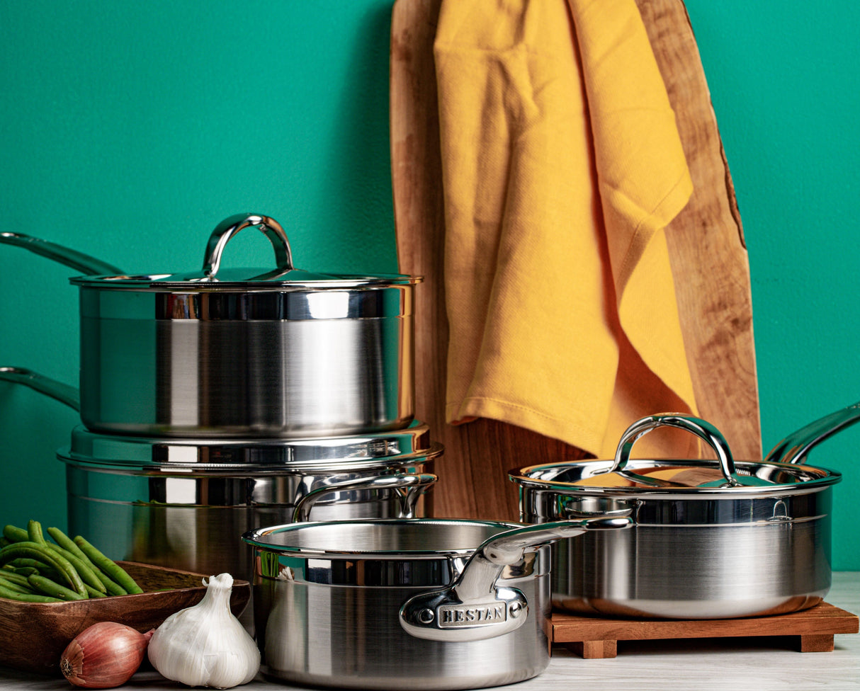 Hestan ProBond Induction Stainless Steel Saucepan & Lid - Extra Large - 22cm
