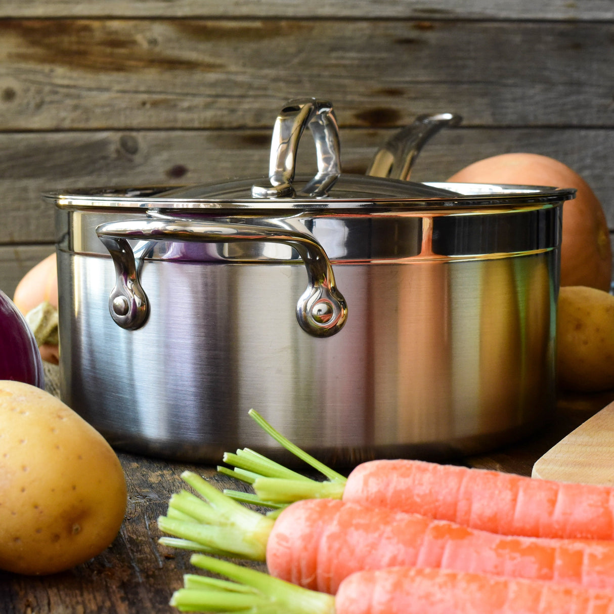 Hestan ProBond Induction Stainless Steel Saucepan & Lid - Extra Large - 22cm