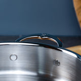 Hestan CopperBond Induction Copper Skillet, Saucepan, Soup Pot & Lids Set: 5 Piece