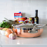 Hestan CopperBond Induction Copper Essential Pans - Medium 24cm (3.3L)