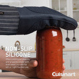 Cuisinart Silicone Oven Mitt - Denim Pin Stripe