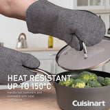 Cuisinart Neoprene Oven Mitts, 2 piece - Herringbone Charcoal