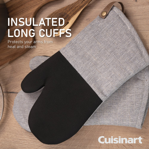 Cuisinart Neoprene Oven Mitt, 2 Piece - Grey
