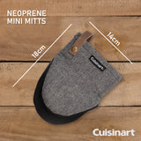 Cuisinart Neoprene Mini Mitt, 2 Piece - Herringbone Charcoal