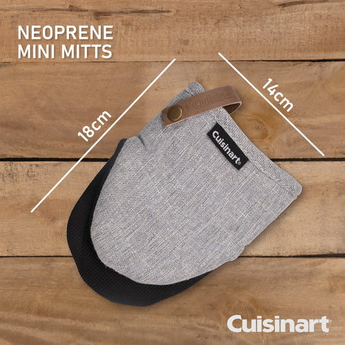 Cuisinart Neoprene Mini Mitt, 2 Piece - Grey