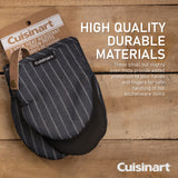 Cuisinart Neoprene Mini Mitt, 2 Piece - Denim Pin Stripe