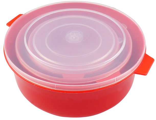 Good2Heat Microwave Cookware Dishes with Lids, Set of 3