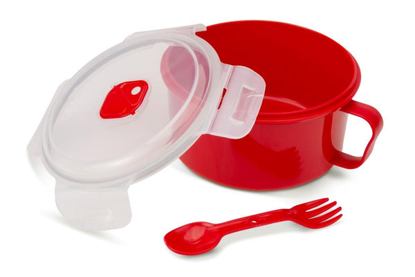 Good2Heat Plus Microwave Cookware Bowl with Spork, 900ml