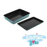 Prestige Nadiya Oven Tray & Roast & Bake Set Carbon Steel Rectangular Bakeware