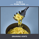 Prestige 2-in-1 Kitchen Utensil - Pasta Server with Silicone Edge