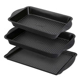 Prestige Aerolift Non-Stick Roasting & Baking Trays - 3 Pack