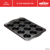 Prestige Disney Muffin Tin Red Non Stick Mould Rectangular Bakeware - 12 Cup