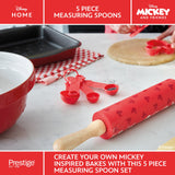 Prestige Disney Measuring Spoons Red Kitchen Tool Non Stick Cooking Utensils