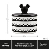 Disney Monochrome Mickey Mouse: Ceramic Airtight Storage Jar - Medium