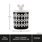 Disney Monochrome Mickey Mouse: Ceramic Airtight Storage Jar - Small