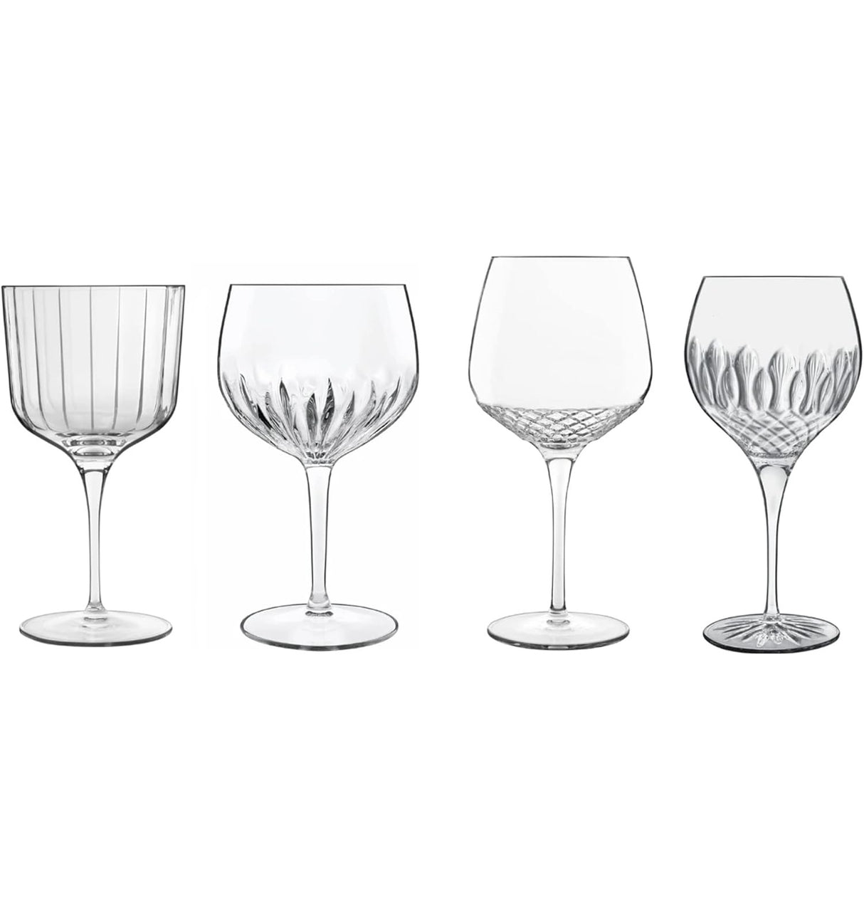 Luigi Bormioli Gin Selection Mixed Glassware Set, 4pce