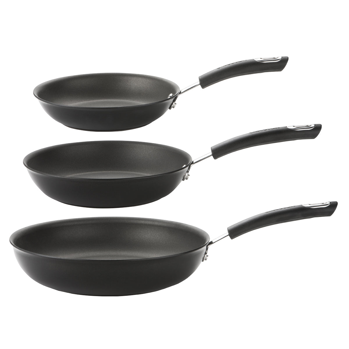 Total Non-Stick Induction Frying Pan Set - 3 Pieces