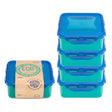 Eco-friendly food storage containers from recycled plastic