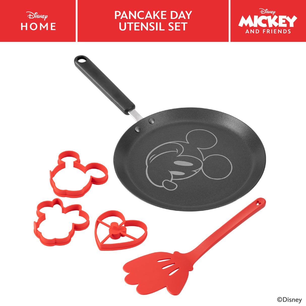 Prestige Disney Pancake Day Utensil Set