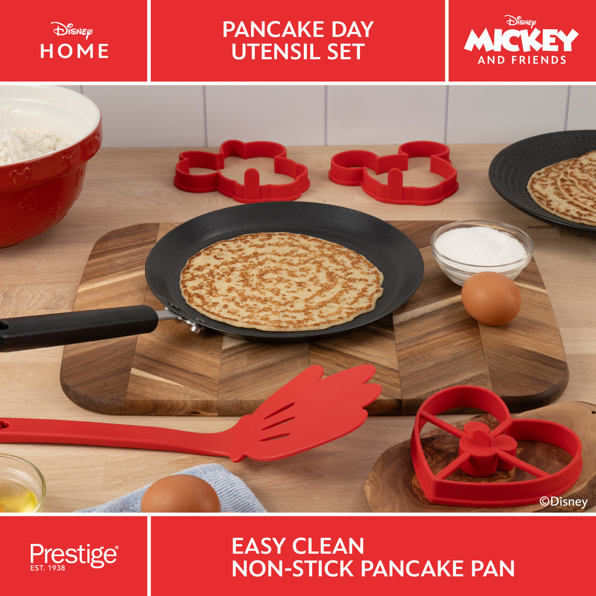 Prestige Disney Pancake Day Utensil Set