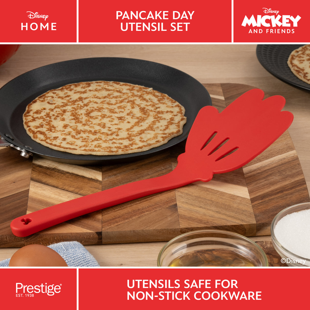 Prestige Disney Pancake Day Utensil Set