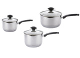 Prestige Cook & Strain Saucepan Set, 3pce