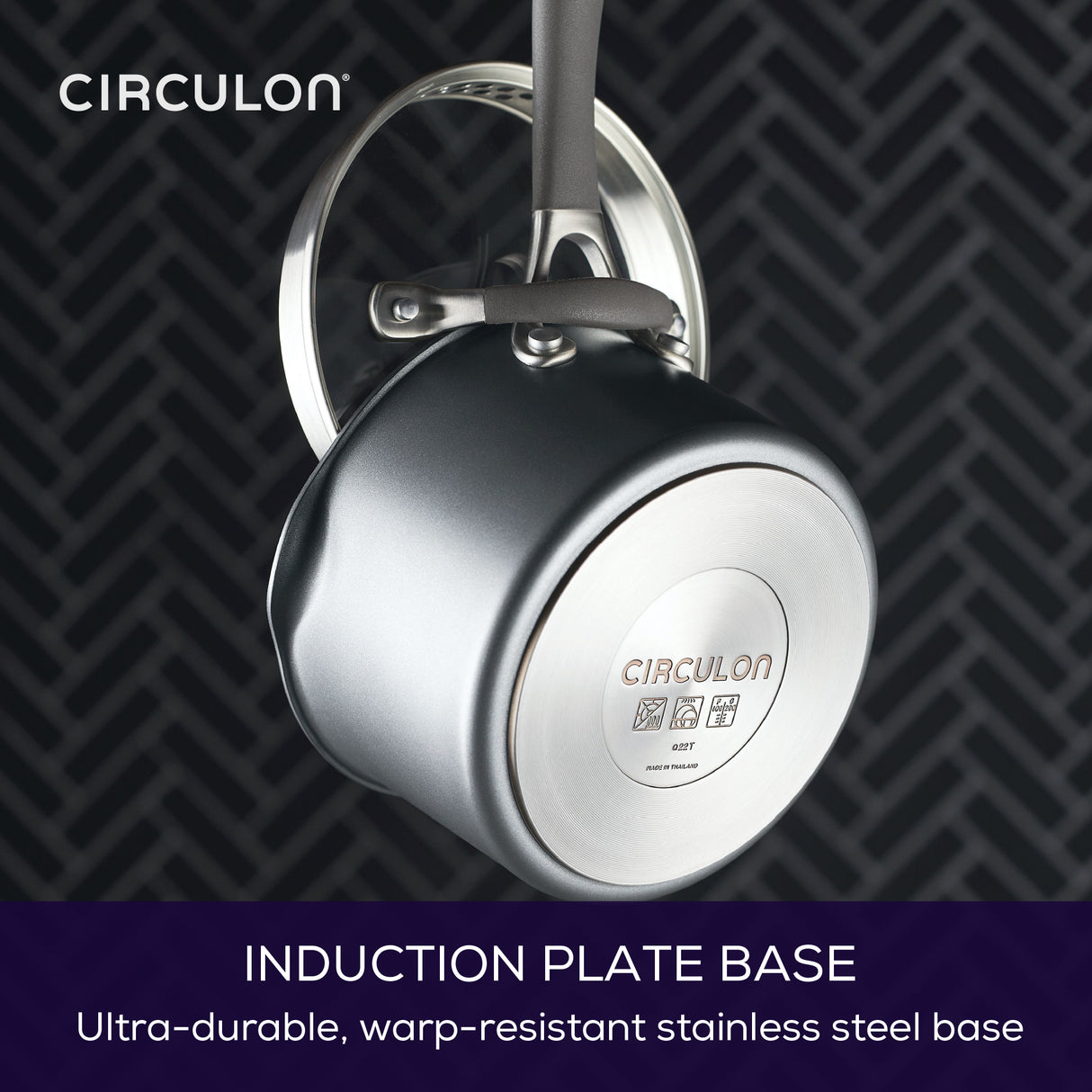 Circulon Extreme Non-Stick Straining Saucepan & Lid - 18cm