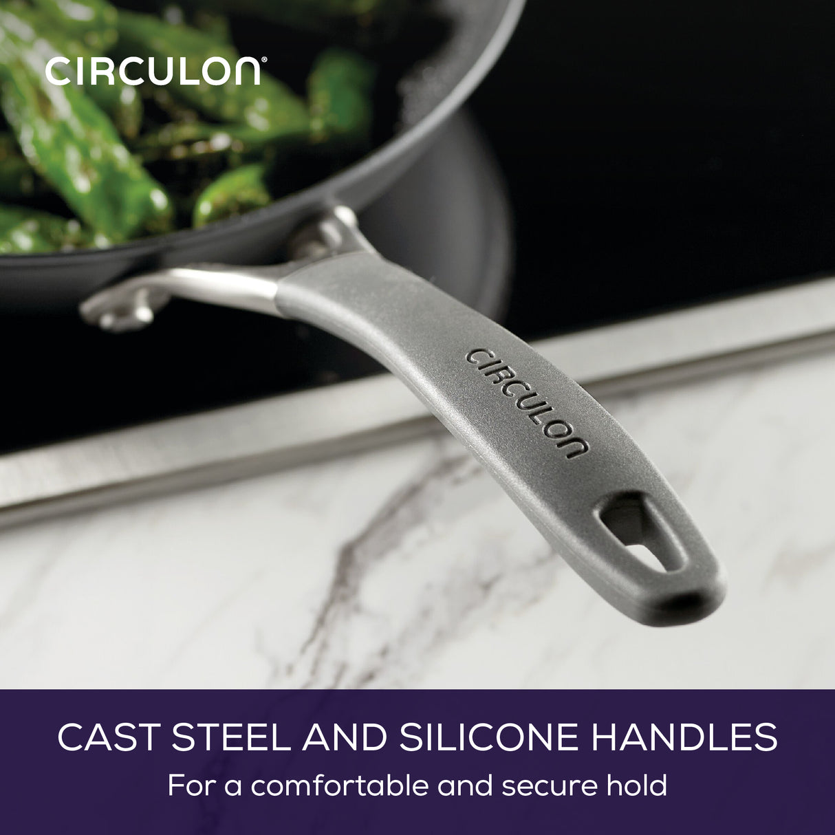 Circulon Extreme Non-Stick Induction Frying Pan Twin Set - Small & Medium