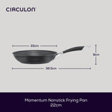 Circulon Momentum Hard Anodised Frying Pan - 3 Sizes