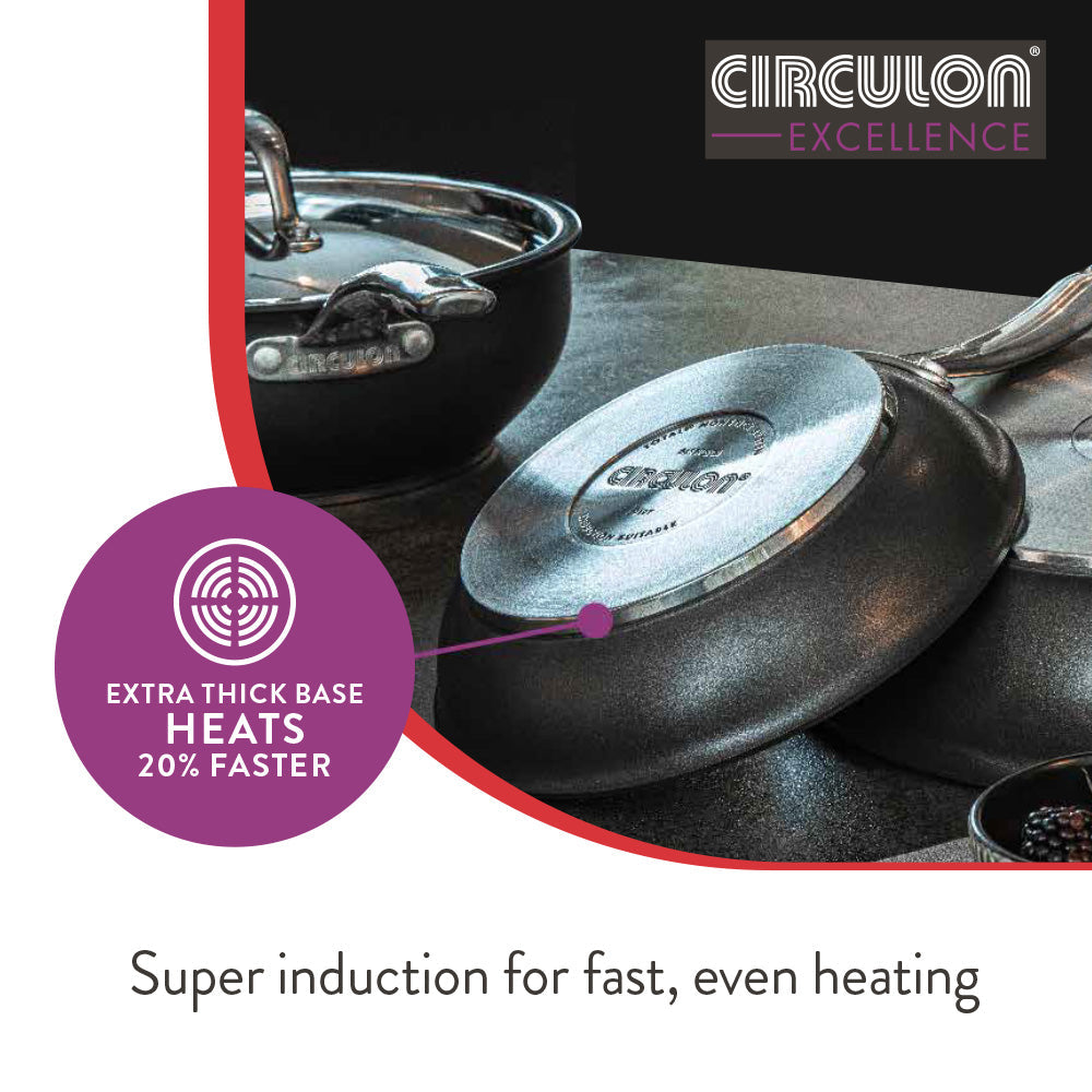 Circulon Excellence Non-Stick Induction Milk Pan - 16cm