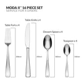 ONEIDA Moda II Cutlery Set 16 Piece