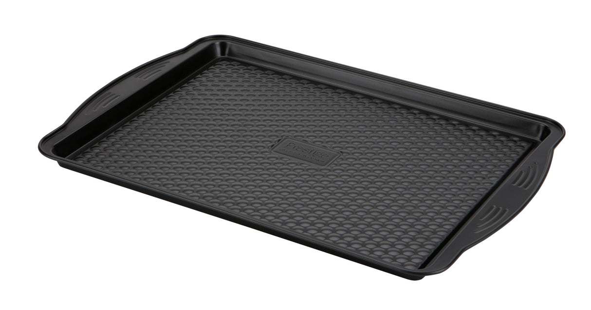 Prestige Aerolift Oven Tray Black Steel Large Rectangular Baking Tray - 11 x 15"