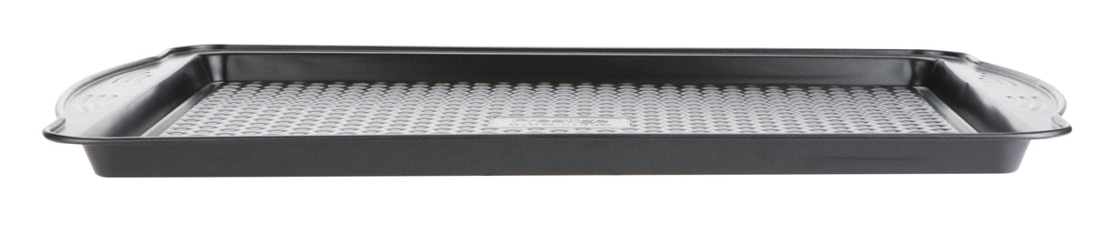 Prestige Aerolift Oven Tray Black Steel Large Rectangular Baking Tray - 11 x 15"