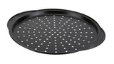 Prestige Aerolift Pizza Crisper Black Steel Round Non Stick Baking Tray - 12"