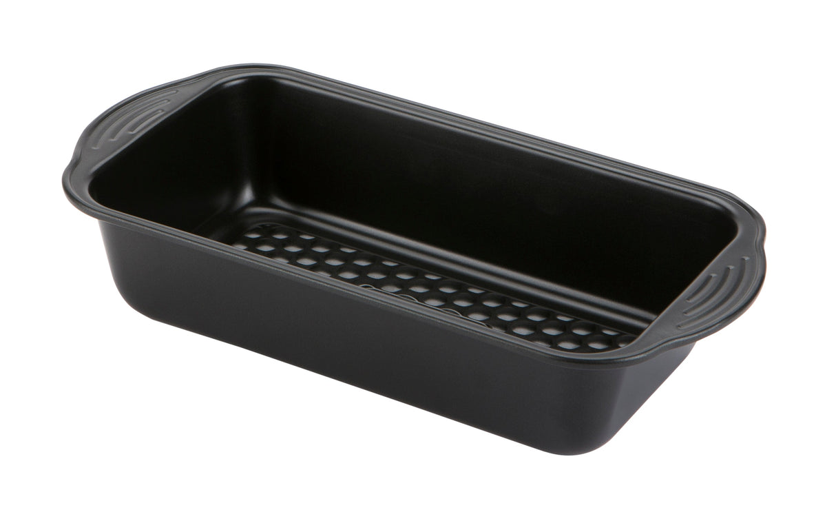 Prestige Aerolift Loaf Tin Black Steel Non Stick Rectangular Bread Pan - 9 x 5"