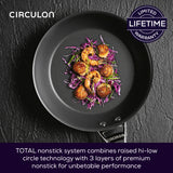 Circulon Infinite 24cm Non Stick Saute Pan With Lid Dishwasher Safe Easy Clean
